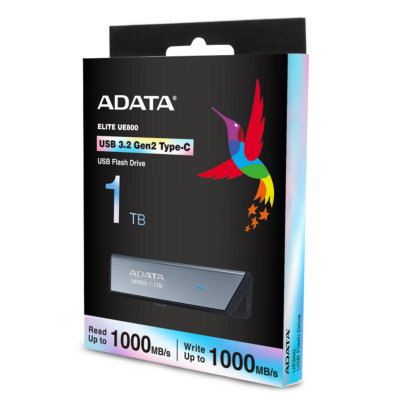 ADATA UE800 ELITE USB-C 3.2 GEN 2 FÉMHÁZAS PENDRIVE 1TB (1000/1000 MB/s)