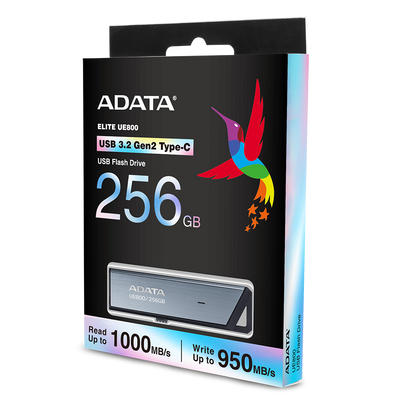 ADATA UE800 ELITE USB-C 3.2 GEN 2 FÉMHÁZAS PENDRIVE 256GB (1000/950 MB/s)