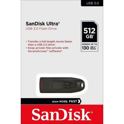 SANDISK USB 3.0 ULTRA PENDRIVE 512GB