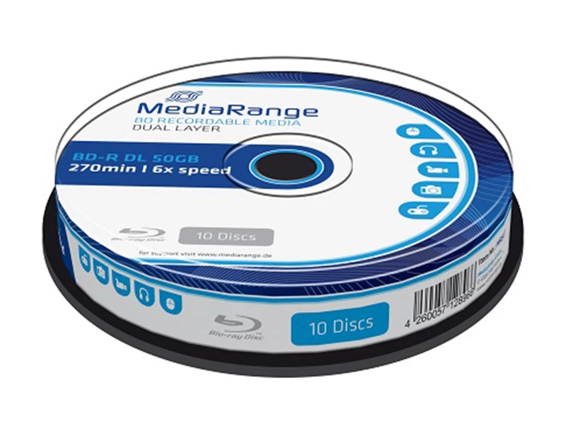 MEDIARANGE BD-R 50GB 6X CAKE (10) MR507