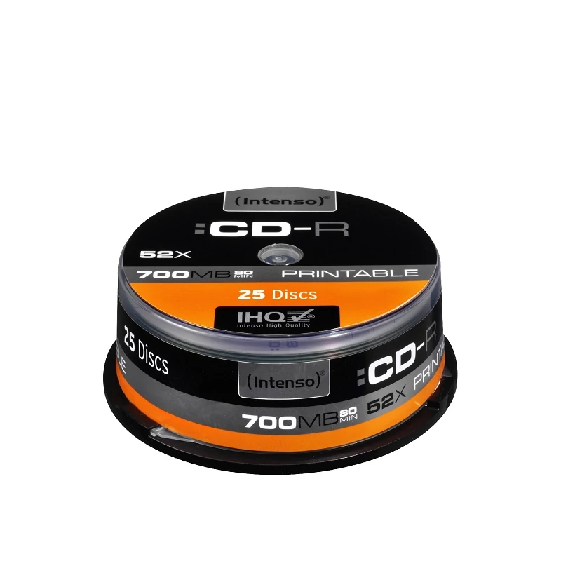 INTENSO CD-R 52X NYOMTATHATÓ CAKE (25)
