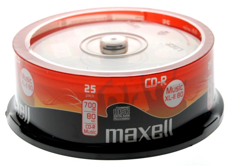 MAXELL CD-R 52X AUDIO CAKE (25)