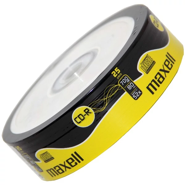 MAXELL CD-R 52X SHRINK (25)