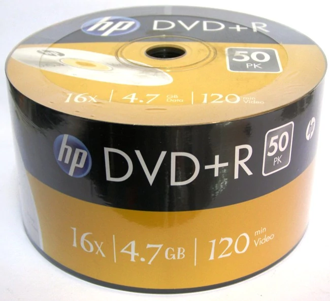 HP DVD+R 16X SHRINK (50)