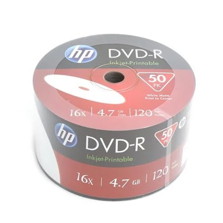 HP DVD-R 16X FULL NYOMTATHATÓ SHRINK (50)