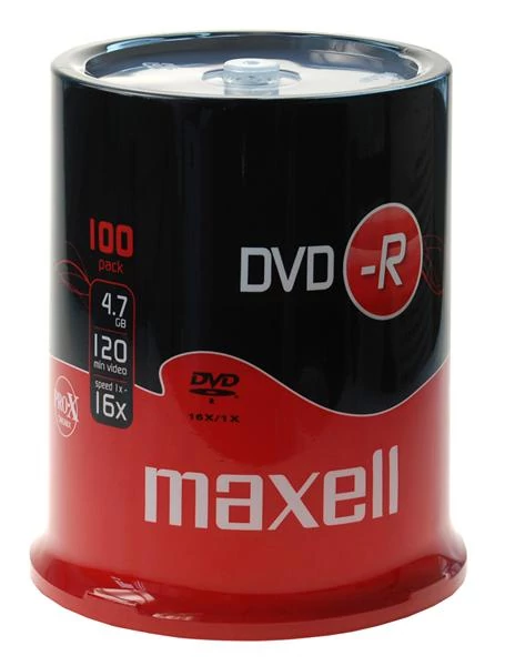 MAXELL DVD-R 16X CAKE (100)