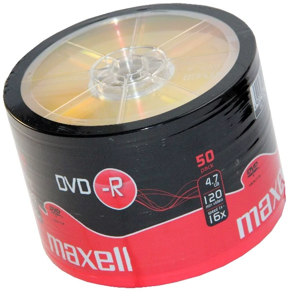MAXELL DVD-R 16X SHRINK (50)