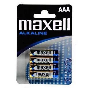 MAXELL AAA MÉRETŰ ALKALINE ELEM (4 BLISTER)