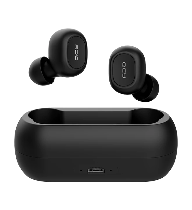 QCY T1C VEZETÉK NÉLKÜLI BLUETOOTH 5.0 TWS FÜLHALLGATÓ/HEADSET FEKETE