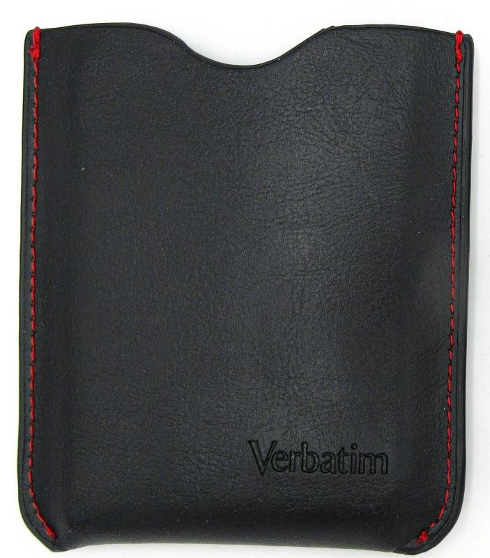 VERBATIM STORE N GO 2,5 COL MÉRETŰ KÜLSŐ MEREVLEMEZ TARTÓ BŐRTOK FEKETE