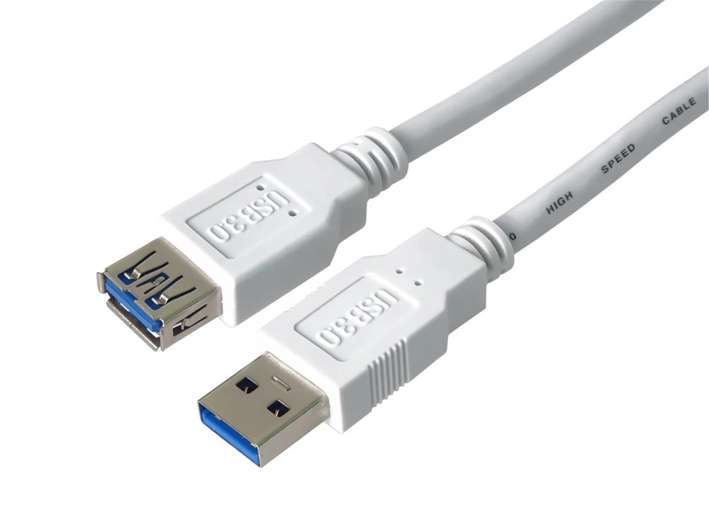 PREMIUMCORD USB 3.0 AM-AF HOSSZABBÍTÓ KÁBEL 5m FEHÉR