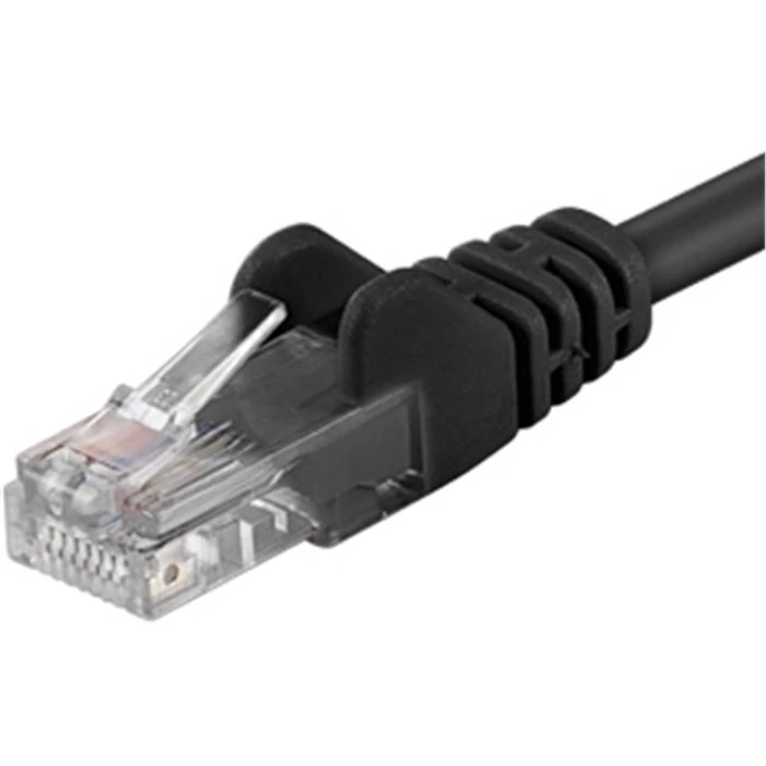 PREMIUMCORD UTP PATCH KÁBEL CAT6 1m FEKETE