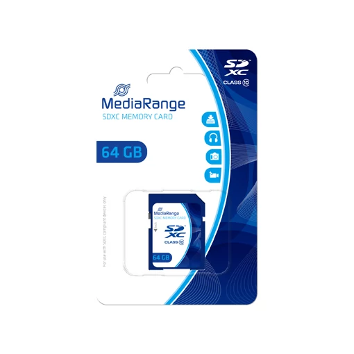 MEDIARANGE SDXC 64GB CLASS 10 MR965