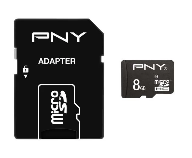 PNY MICRO SDHC 8GB + ADAPTER CLASS 10
