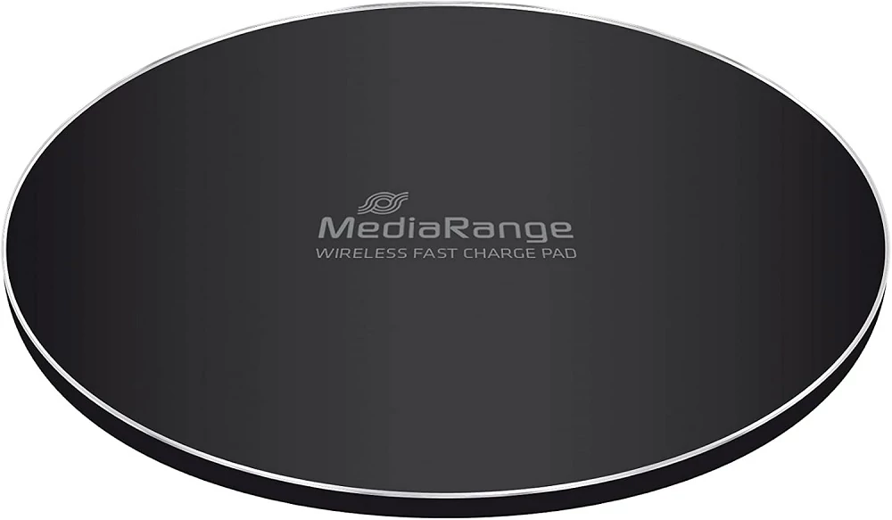 MEDIARANGE QI VEZETÉK NÉLKÜLI GYORSTÖLTŐ PAD 15W FEKETE