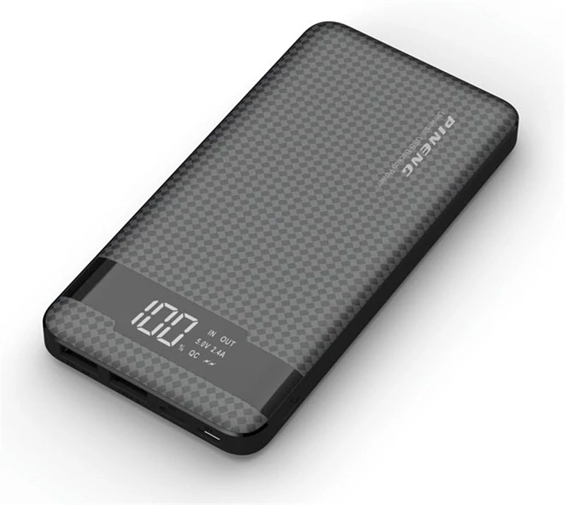 VIKING PN-961 PINENG QUICK CHARGE 3.0 POWERBANK 10.000 mAh FEKETE