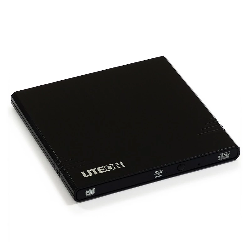 LITE-ON eBAU108 SLIM KÜLSŐ USB OPTIKAI MEGHAJTÓ CD/DVD ÍRÓ OLVASÓ FEKETE