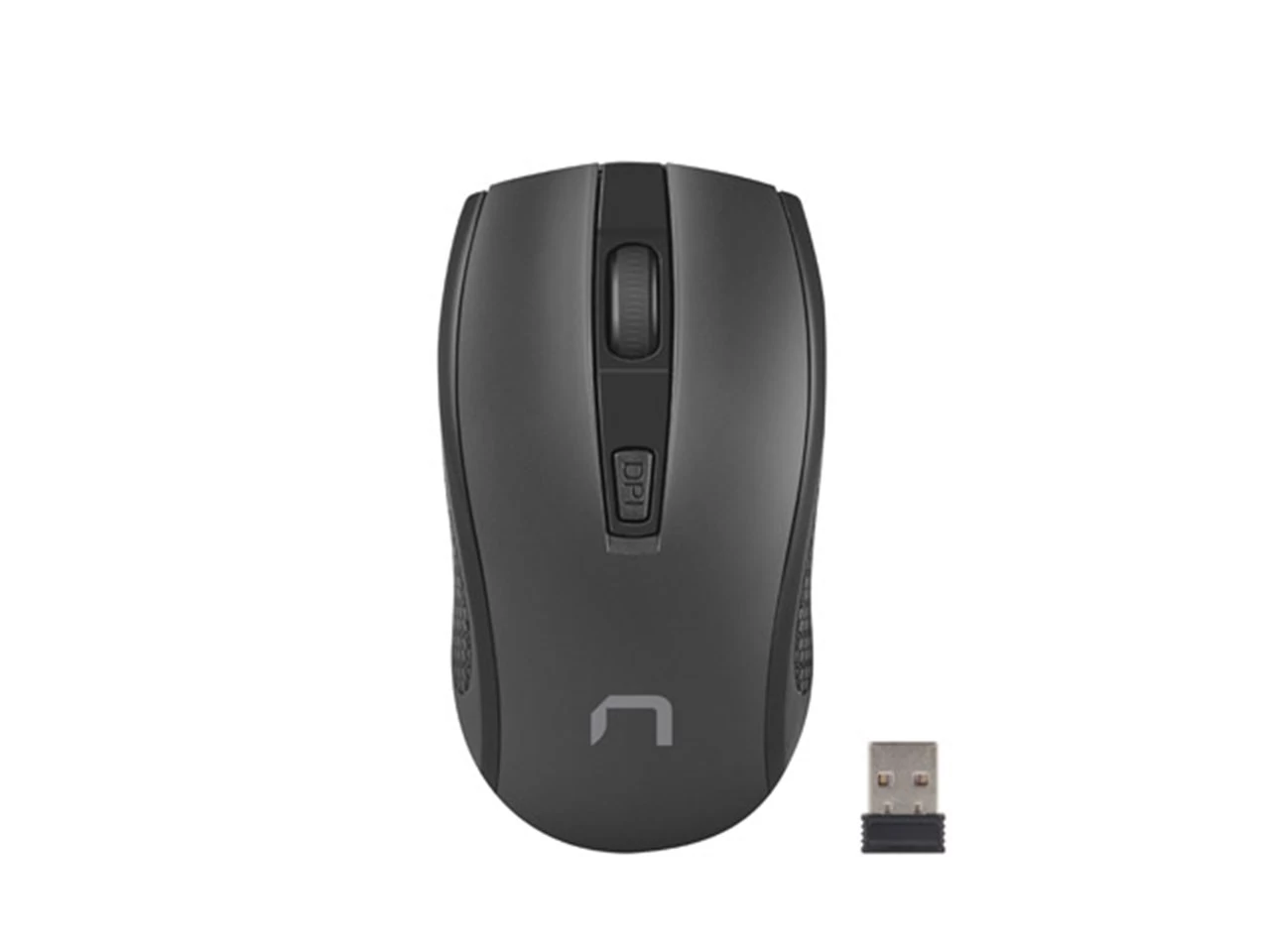 NATEC JAY 2 NMY-1799 VEZETÉK NÉLKÜLI OPTIKAI EGÉR 2,4GHZ 800-1200-1600DPI FEKETE