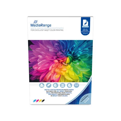 MEDIARANGE MATT FOTÓPAPÍR A4 105g 100 DB-OS CSOMAG MRINK116
