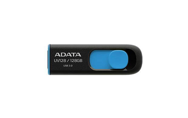 ADATA USB 3.0 DASHDRIVE CLASSIC UV128 128GB FEKETE/KÉK