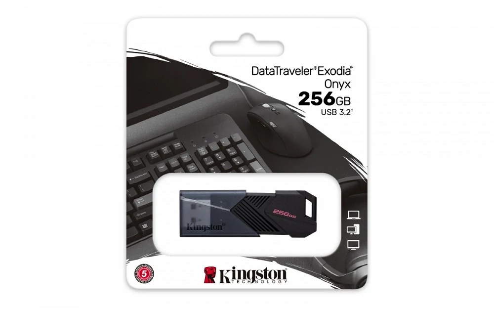 KINGSTON DATATRAVELER EXODIA ONYX USB 3.2 GEN 1 PENDRIVE 256GB