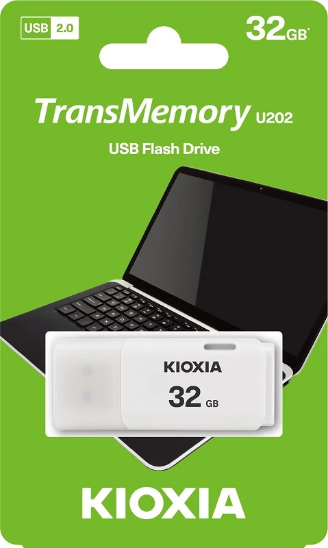 KIOXIA TRANSMEMORY U202 USB 2.0 PENDRIVE 32GB FEHÉR