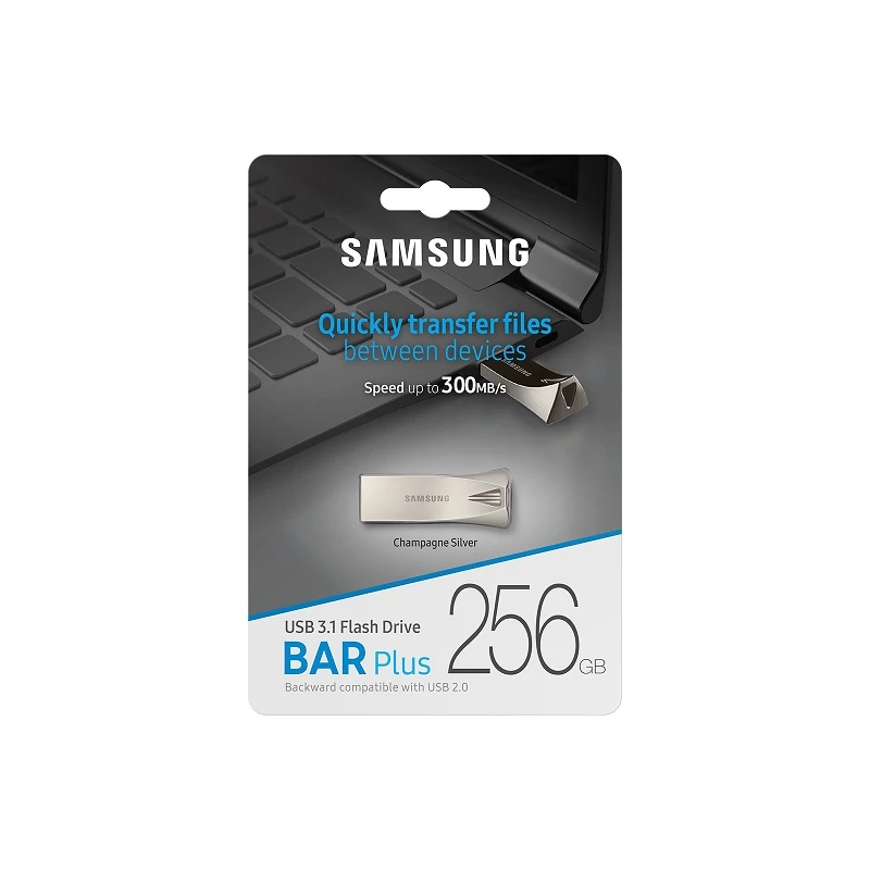 SAMSUNG BAR PLUS USB 3.1 PENDRIVE 256GB EZÜST