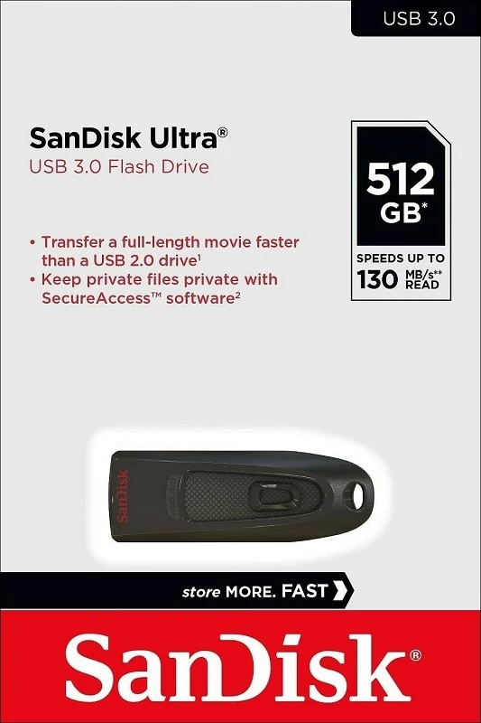 SANDISK USB 3.0 ULTRA PENDRIVE 512GB